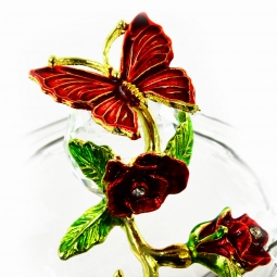 Szklanka Red Rose Glass