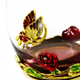 Szklanka Red Rose Glass